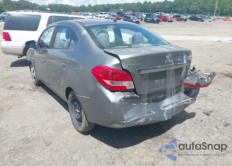 2017 Mitsubishi Mirage G4 Es из США, поврежденный, VIN ML32F3FJ0HHF18735